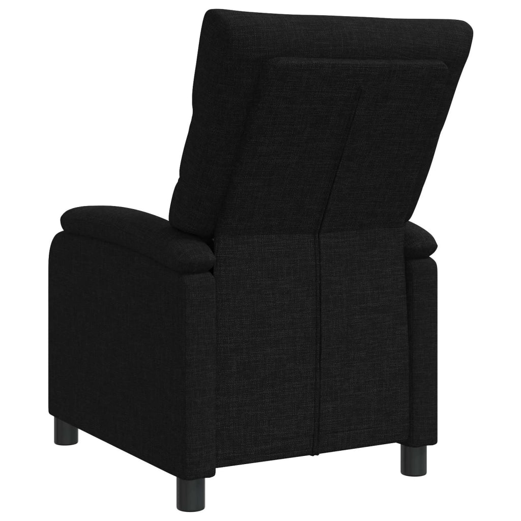 Divano Sedia-Poltrona reclinabile Nero Tessuto 883980