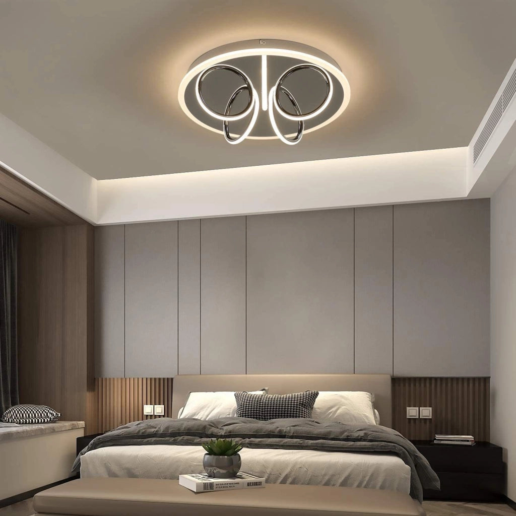 ZMH Lampada da soffitto plafoniera LED bianco caldo 3000K ferro acrilico