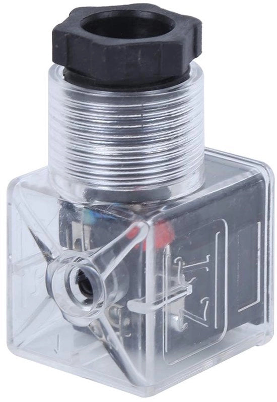 Ventile Magnetici a Placa Solenoide Transparente da 5 pezzi - Chiuse Idrauliche Transparenti Tensione Universale Accessori DC 24V - Contenuto in HTML