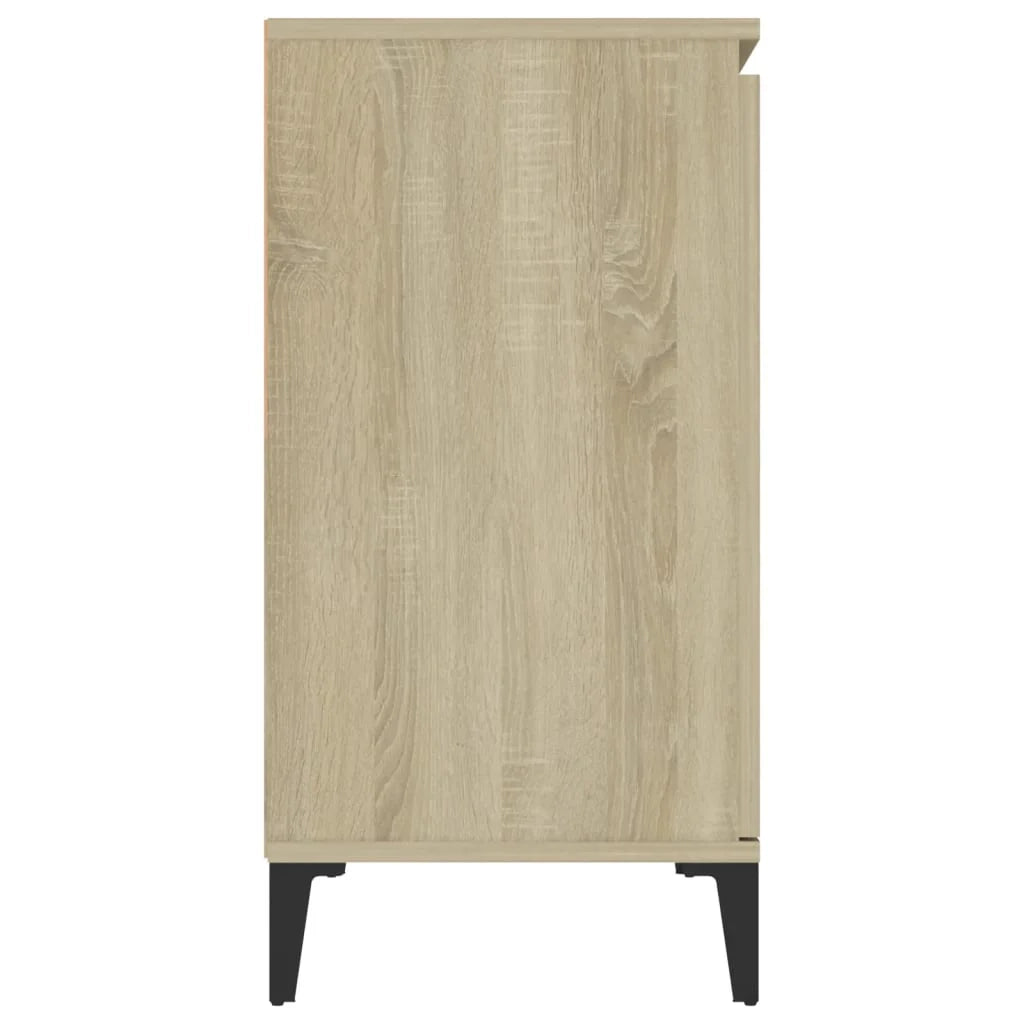 Buffet credenza cassettiera armadio mobile contenitore organizer cucina soggiorno rovere Sonoma 104 x 35 x 70 cm legno ingegnerizzato marrone 02_0031487