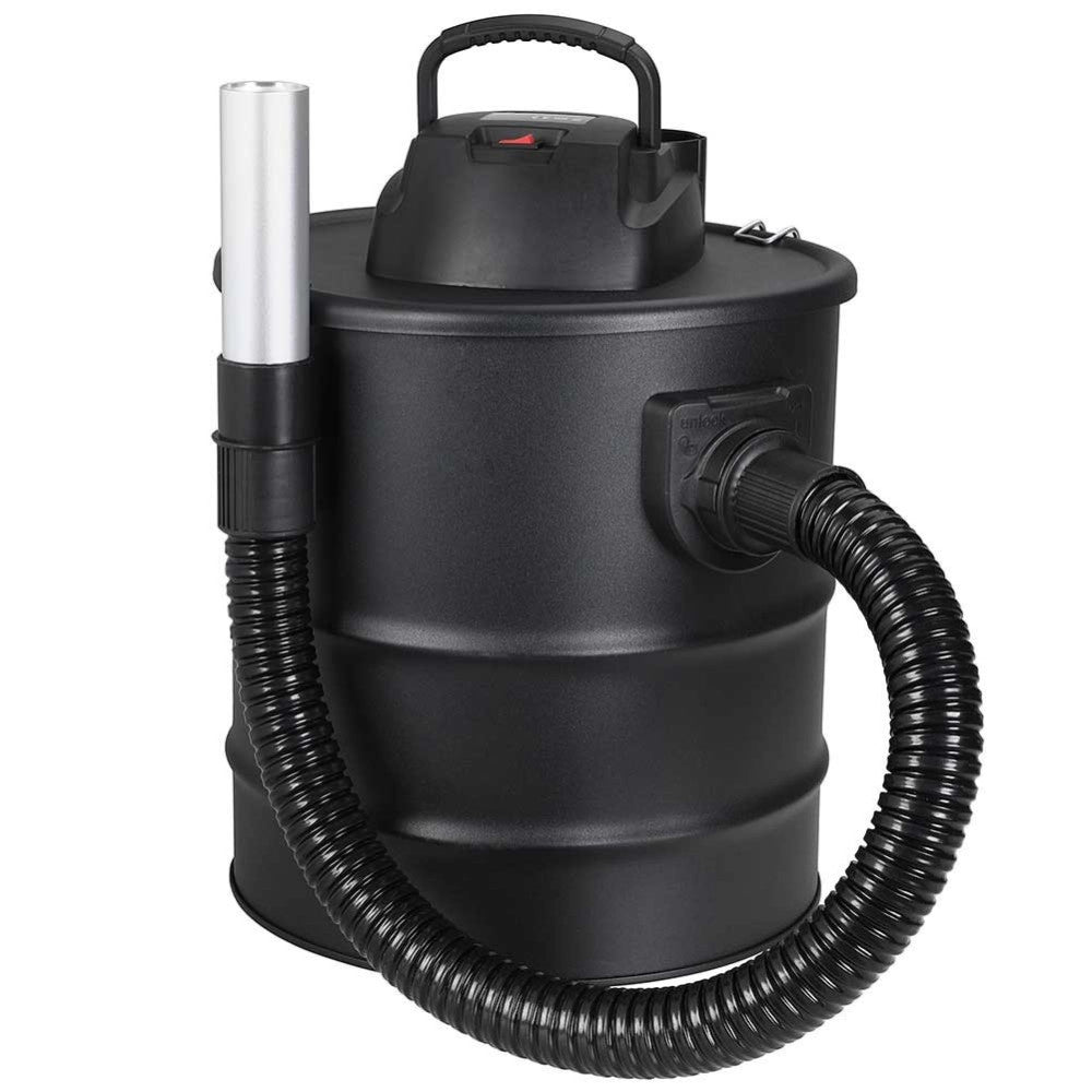 Trade Shop - Bidone Aspiracenere Elettrico 1000w Aspirapolvere Aspira Cenere Stufa Pellet 18l -