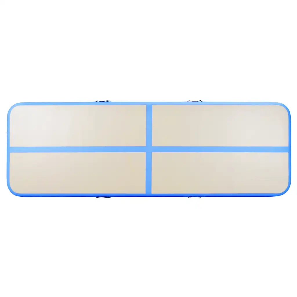 Tappetino Ginnastica Gonfiabile con Pompa 500x100x10 cm PVC Blu cod mxl 71550