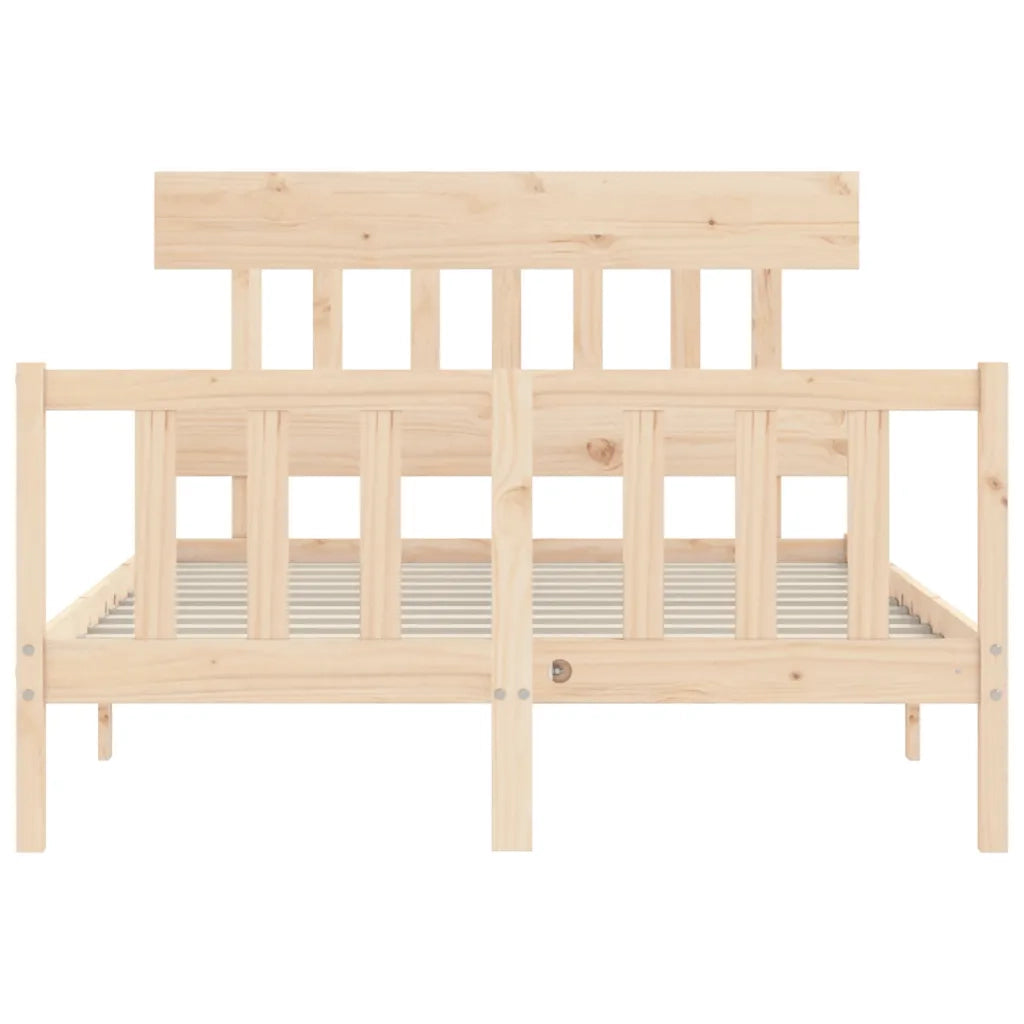 Giroletto senza Materasso 140x200 cm in Legno Massello di Pino 3193336