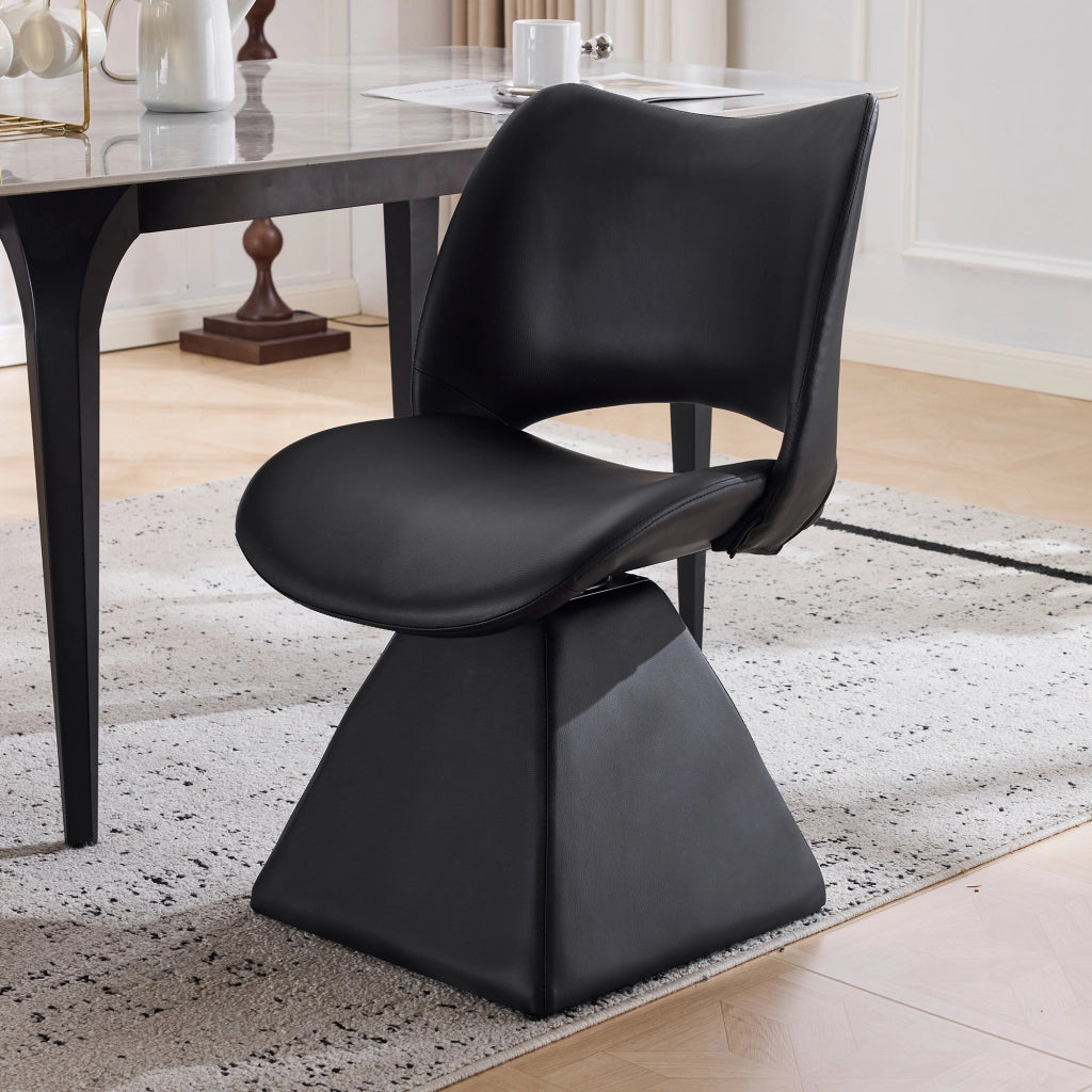 Sedia da Ufficio Girevole Schienale Alto ¨C Xylo ¨C Similpelle Nero, Design Moderno