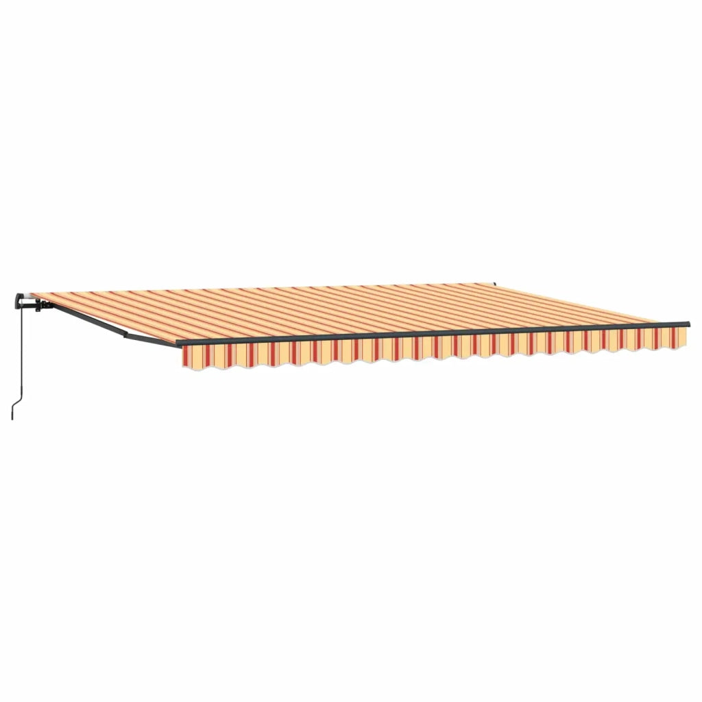 Tenda Retrattile Giallo e Arancione 500 × 300 cm 3331247