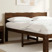 Testiera con bordo vivo ROSTOCK Marrone Scuro 120 cm 903263