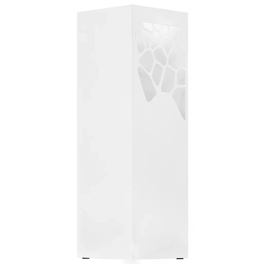 Porta Ombrelli Stile Pietre in Acciaio Bianco 246799
