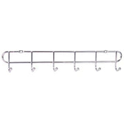 Trade Shop - Appendiabiti Attaccapanni Vestiti A Parete Muro A 6 Posti Ganci 34x3,5cm 58024 -
