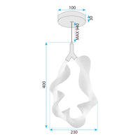 Lampada G013-1cp White/gold