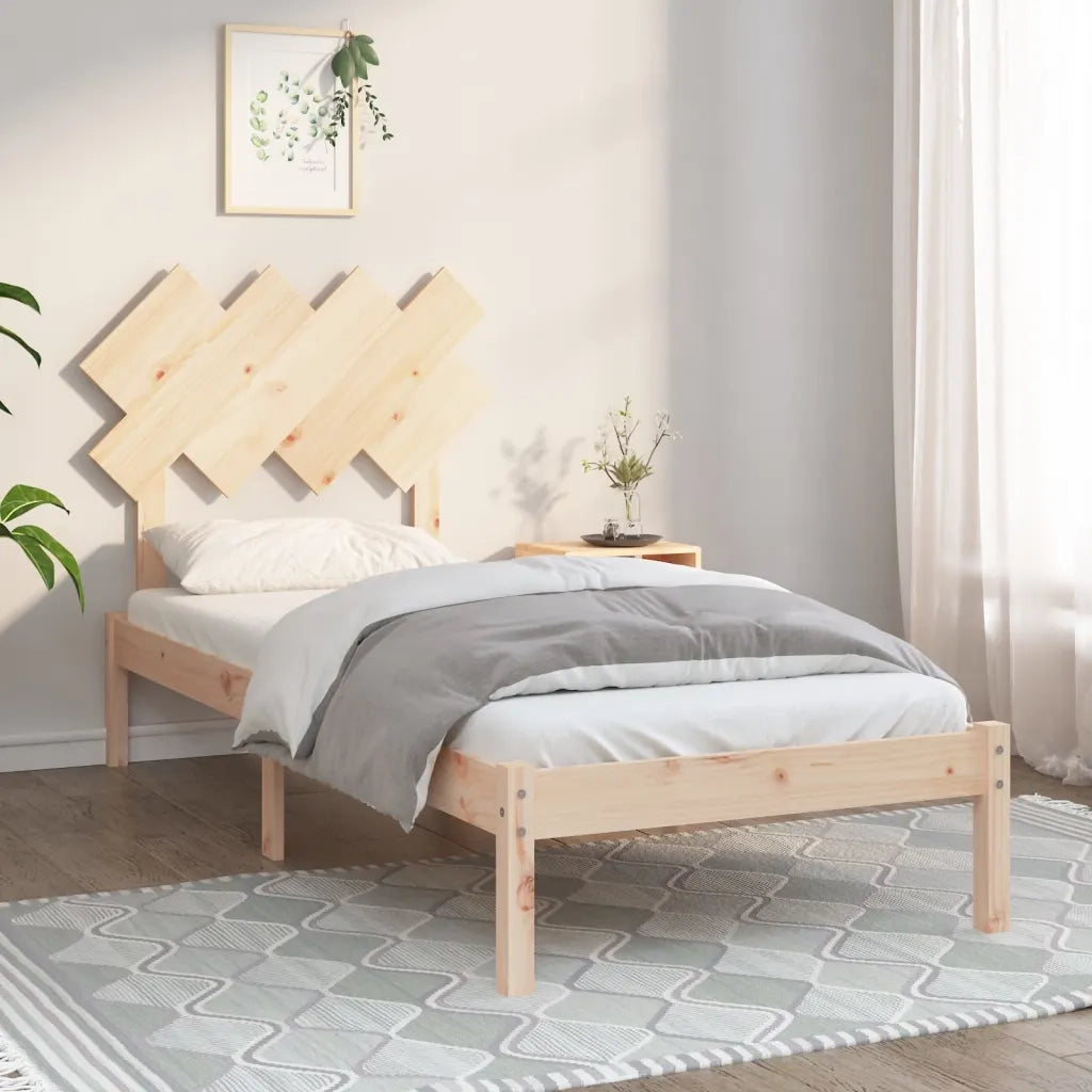 Letto singolo | Letto per adulti | Giroletto 90x200 cm in Legno Massello