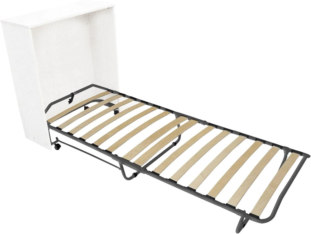 My Brand Mobile Letto Singolo Pieghevole a Scomparsa con Rete e Materasso