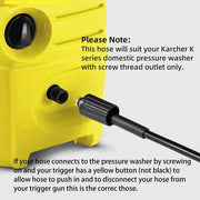 Sostituzione della sonda 5M - tubo di alta pressione - connessione M22 - compatibile con la serie K - K2/K3/K4/K5/K7 - per aspirapolvere per uso domestico