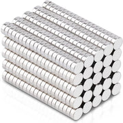 FPMYB 500 pezzi magneti neodymici forti 4 x 1,5 mm, magneti neodymici magneti extra forti magneti mini rotondi per banchi di lavoro, frigoriferi, lavagne, foto, calendari, uffici