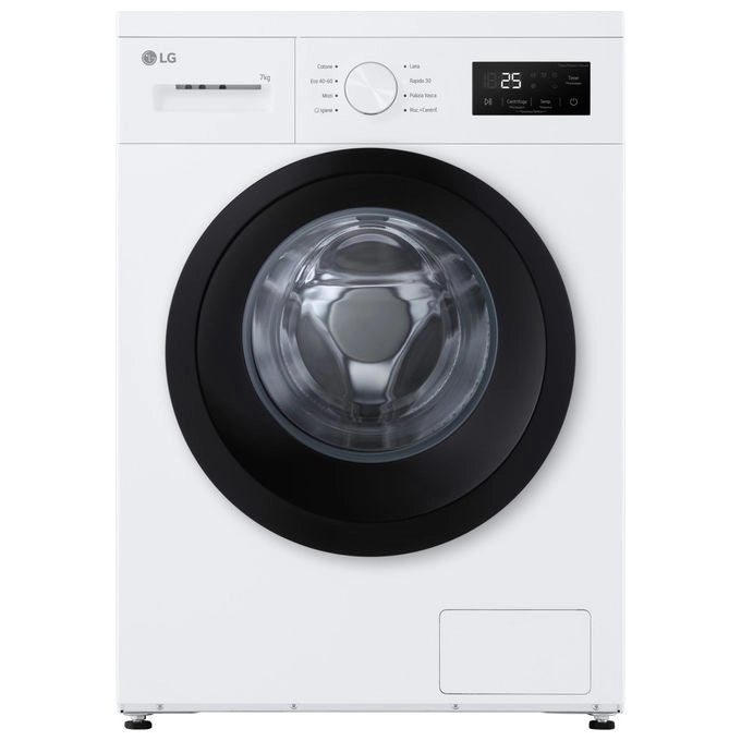 LG Lavatrice Slim 7kg Classe a 1400 Giri Vapore Bianca
