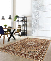 Tappeto ROYAL SHIRAZ 2082 BEIGE cm.140x210 arredo soggiorno salotto disegno moderno geometrico arredo casa