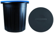 Giò Style PATTUMIERA ECO SOLUTION Lt. 16 - cm. 33x33x33,5 h col. Nero/Blu