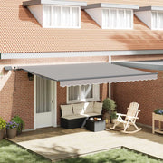 Tenda Retrattile Grigio chiaro 450 ×300 cm Tessuto 3331002