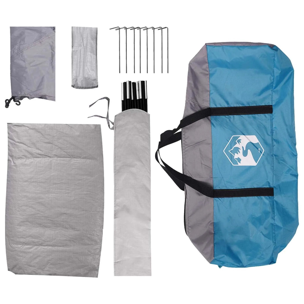 Tenda da campeggio con tetto Blu 335 x 275 x 180 cm 42028638