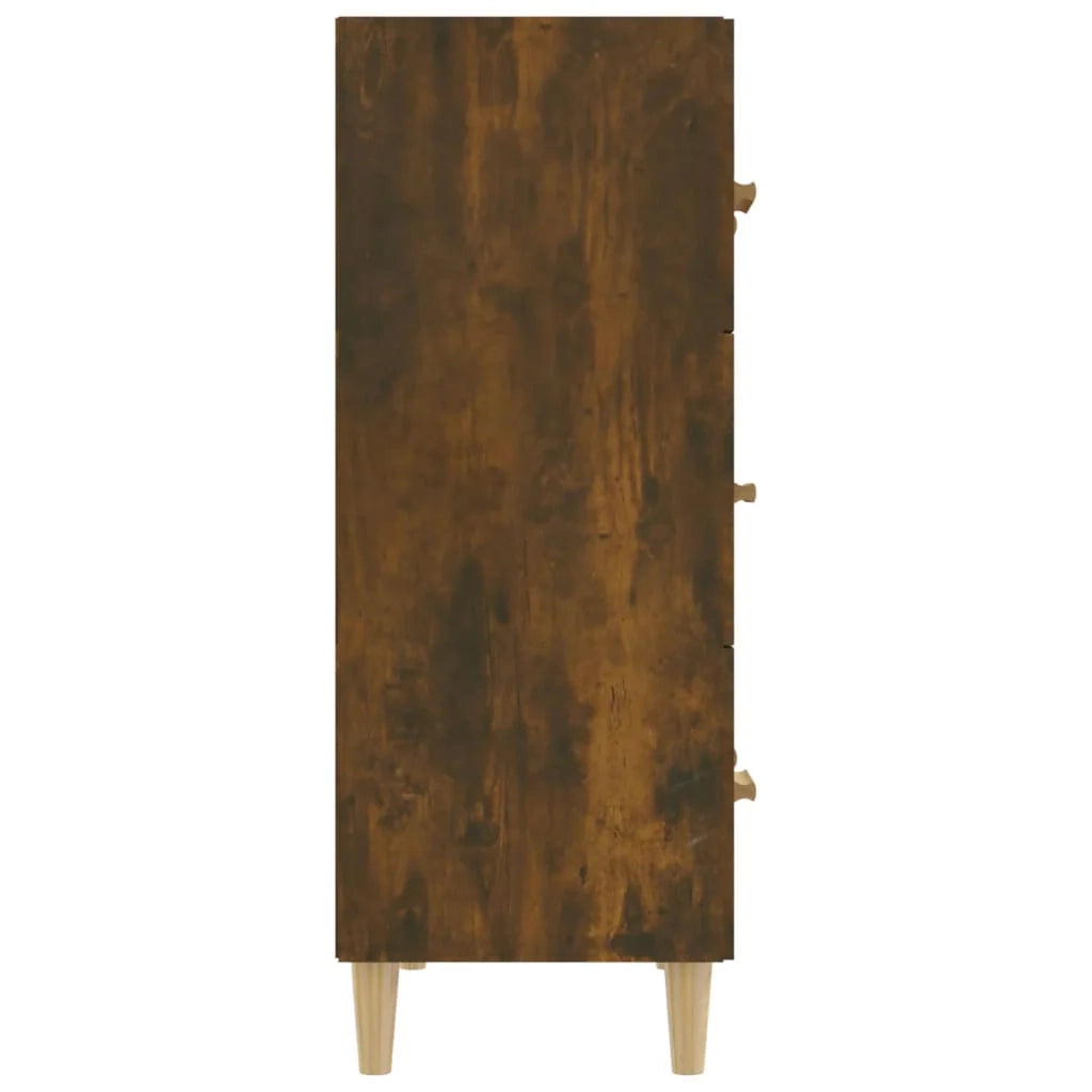 Buffet credenza cassettiera armadio mobile contenitore organizer per cucina soggiorno salotto 70 x 34 x 90 cm legno ingegnerizzato marrone 02_0031086