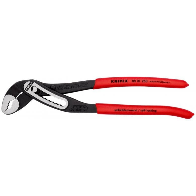KNIPEX ALLIGATOR PINZA REGOLABILE PER TUBI E DADI 250 mm - ANTISCIVOLO