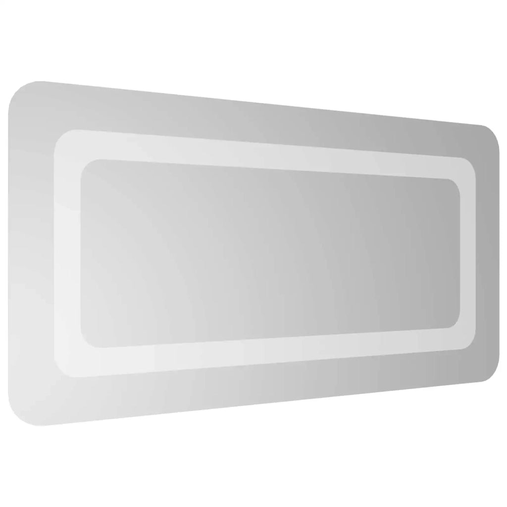 Specchio da bagno LED Trasparente 60 x 30 cm vetro temperato 42045831