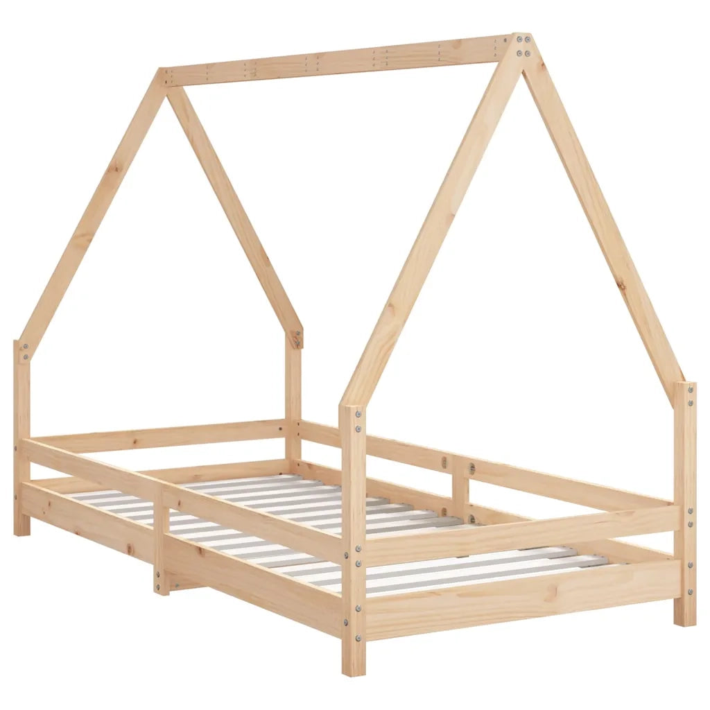 Giroletto per Bambini | Letto Infantile | Lettino 90x190 cm in Legno Massello di Pino