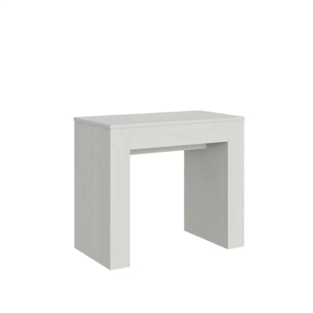 Consolle allungabile 90x49/307 cm Extra noce allunghe interne