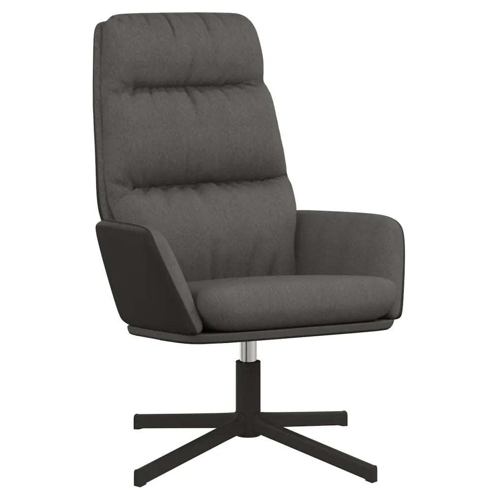 Poltrona Relax Grigio Scuro in Tessuto 341149