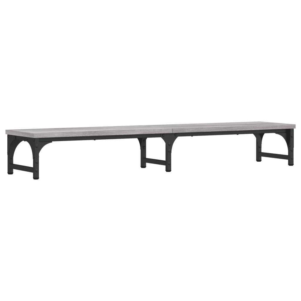Supporto Monitor Grigio Sonoma 105x23x15,5 cm Legno Multistrato 834013