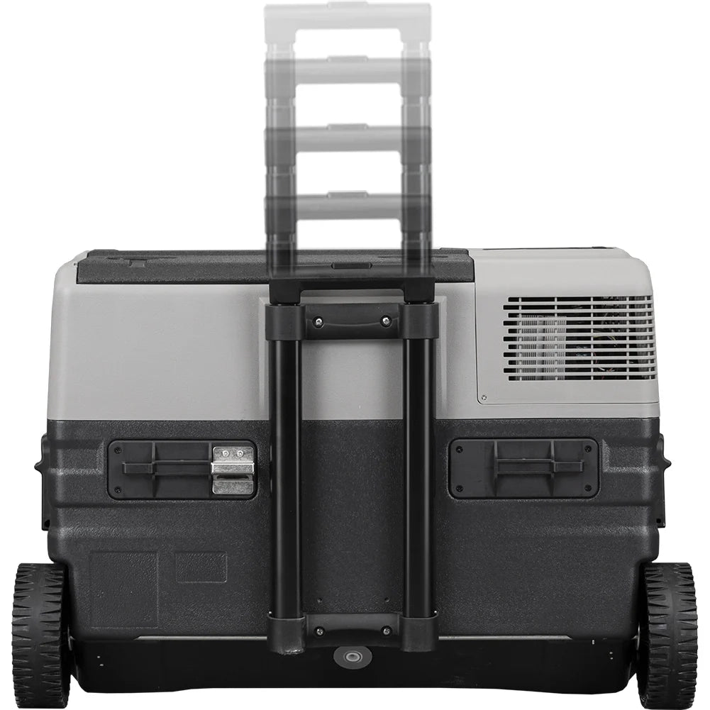 Frigorifero per Auto Barca Camper 42L con Compressore AC/DC 12V e 220V Portatile con Maniglia Grigio