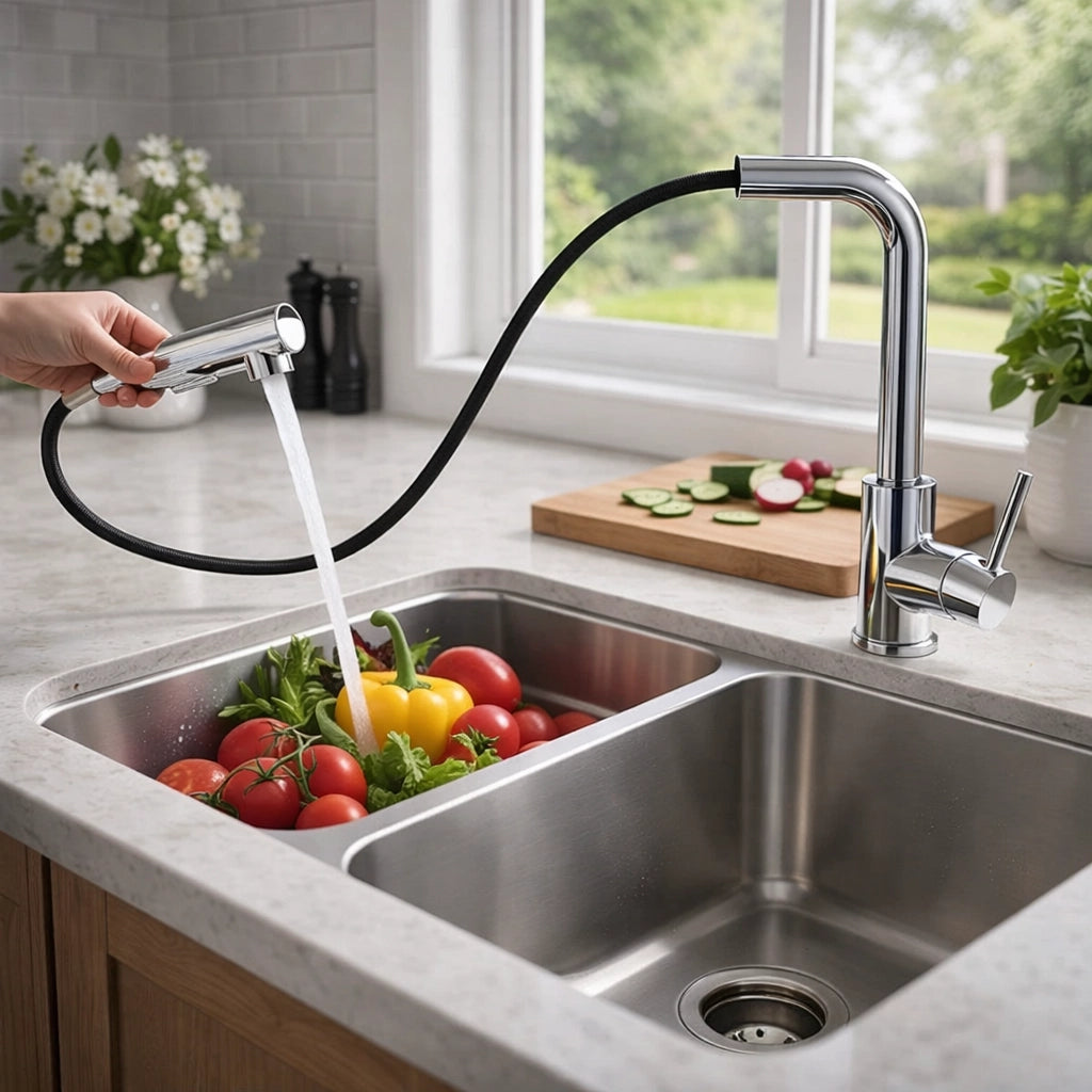 Doccetta Ricambio Miscelatore Cucina 2 Getti Attacco 1/2” 59223