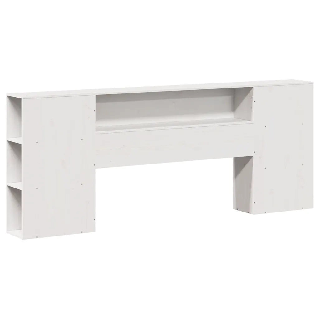 Giroletto senza Materasso Bianco 200x200 cm Legno Massello Pino 3323756