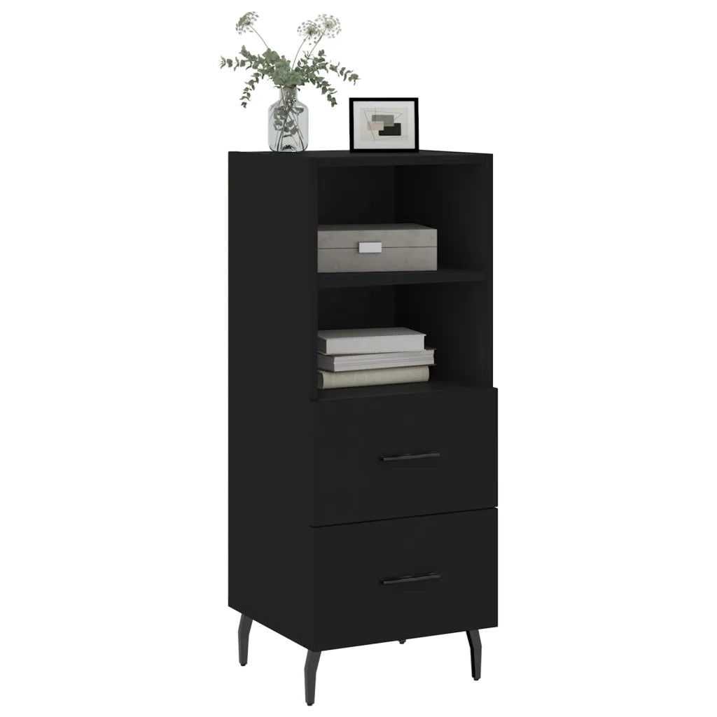 Credenza Nero 34,5x34x90 cm in Legno Multistratocod mxl 126998