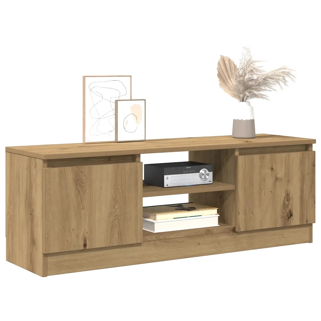 Mobile TV | Armadietto TV | Mobile Porta TV Rovere Artigianale 102x30x36 cm Multistrato