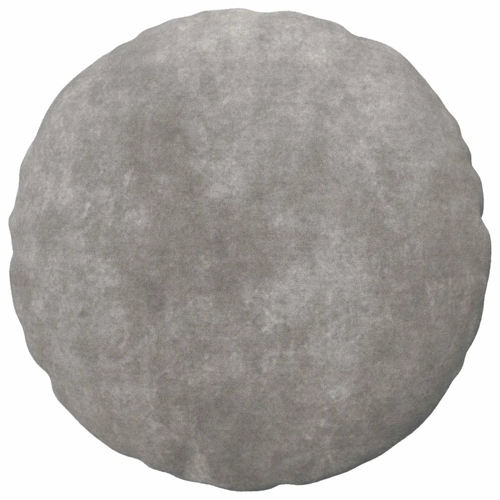 Federa 2 pcs HEERLEN Grigio Chiaro Ø 60 cm Fleece in microfibra 922985