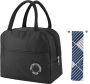 Borsa da Picnic per Uomo e Donna, 6L Borsa da Pranzo Piccola con Tasca per Utensili, Borsa Isolata con Gel, Borsa Termica Opaca, Borsa da Picnic, per Lavoro, Scuola, Picnic