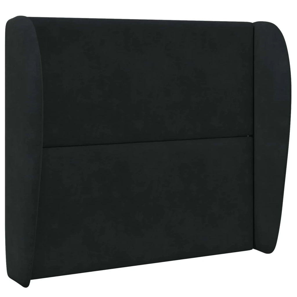 Orecchia della Testata Nero 80 x 23 x 6 cm Velluto