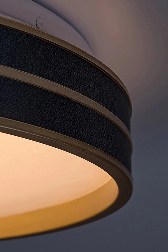 Plafoniera LED Rabalux Gandor 39cm 24W CCT nero rotonda