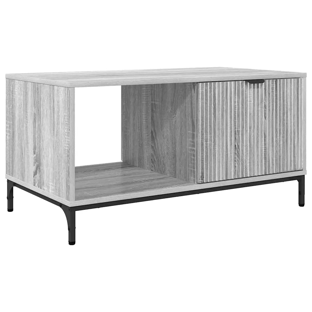 Tavolino da salotto | Tavolino da caff¨¨ | Tavolino da Soggiorno con cassetto Grigio Sonoma 90 x 49 x 46 cm