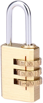 Combinazione a 3 cifre, cassetto di sicurezza, combinazione per porte, cancelli, armadietti, casse per attrezzi, bauli, giallo