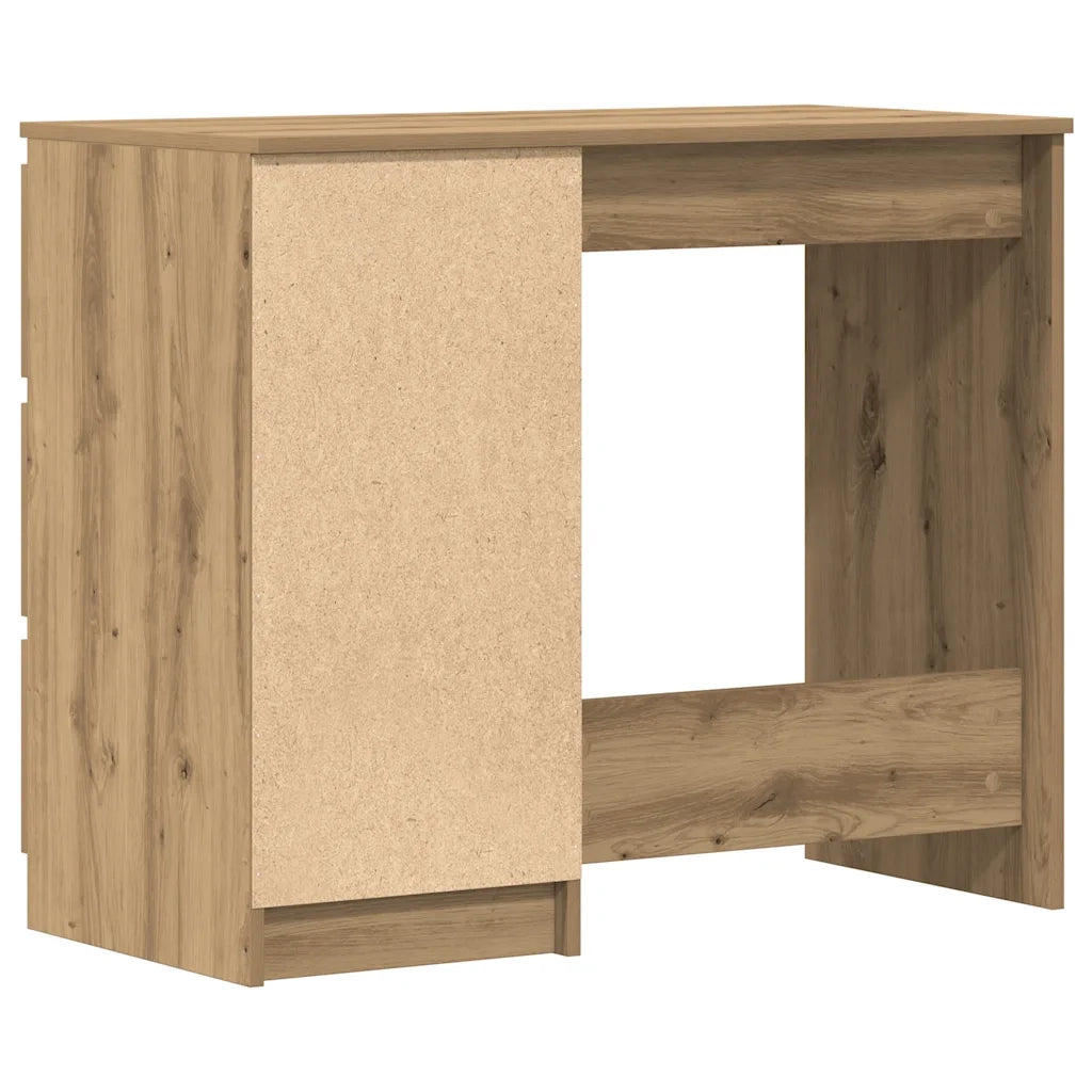 vidaXL Scrivania Rovere Artigianale 90x45x76 cm in Legno Multistrato
