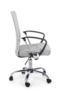 Sedia Poltrona Operativa da Ufficio in Tessuto a Rete Brisbane Grigia