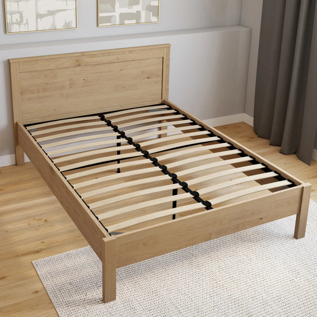 IDMarket - Rete a doghe fisse in metallo 140 x 190 cm