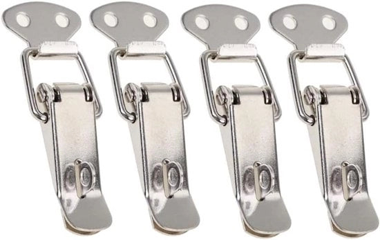 Cerniera a scatto in acciaio inox 75mm con cassetta a slot