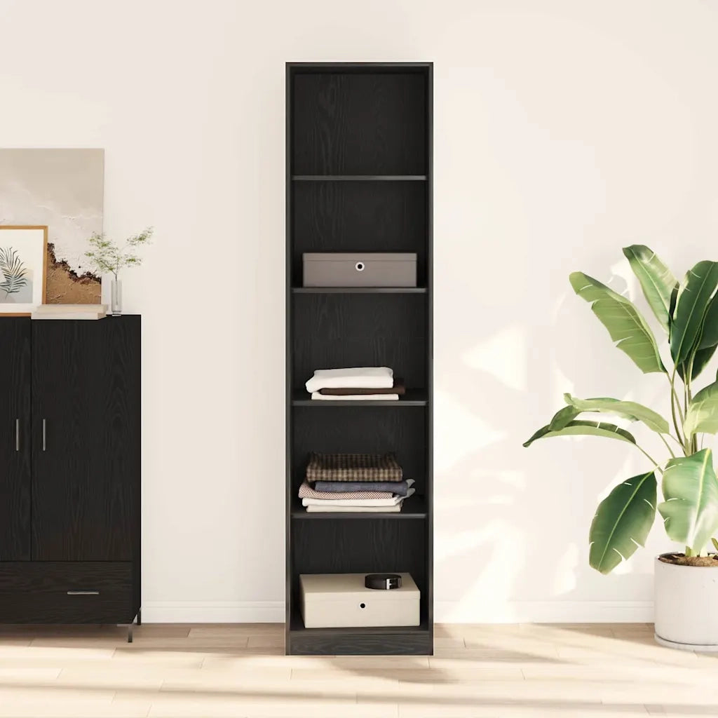 Guardaroba Rovere Nero 50 x 50 x 200 cm Legno multistrato 3345123