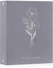 Album fotografico A4 50 foto - Album in rilievo - Copertina in lino lussuoso - Impermeabile - Acido resistente - Design elegante - Libro di foto