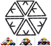Accessorio per biliardo 6 pezzi - Contenitore per palline da biliardo - Accessorio per biliardo - Adatto per 8/9/10 palline - Riduce danni - Facile da archiviare