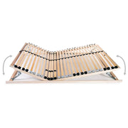 Rete a Doghe 7 Zone senza Materasso con 28 Doghe 120x200 cm 246459