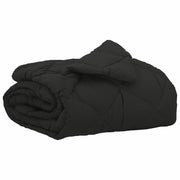 Piumone | Duvet Estivo Nero 200 x 140 cm Microfibra