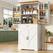Armadio cucina 12 scomparti, 80x40x180 cm, MDF, anti-ribaltamento, per sala da pranzo